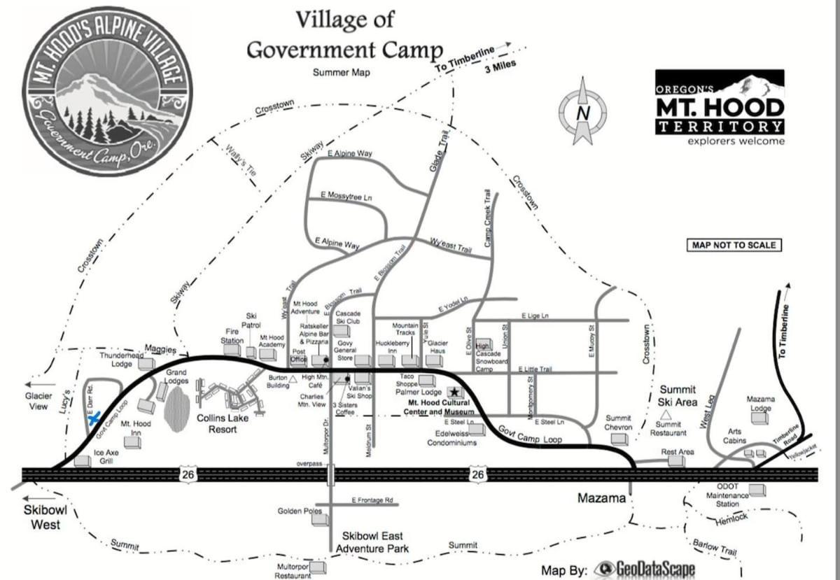 Great Blue Lodge - Spacious Ski Lodge, Hot Tub, Sauna, Game Room & More Government Camp Exterior photo